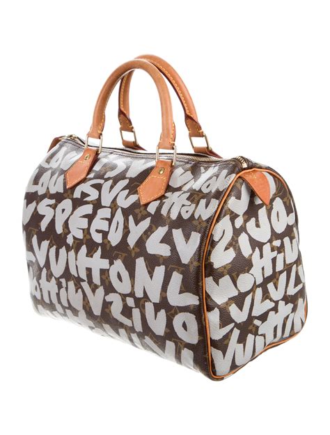 louis vuitton speedy graffiti bag.